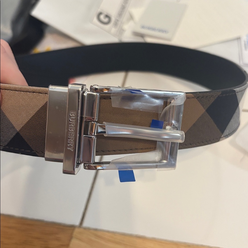 Burberry Men's Belt - Classic Black